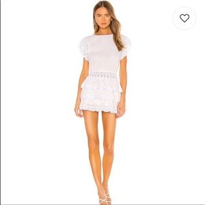 Place Nationale Le Broc Mini Dress in Pink Blossom Print Size 1/S